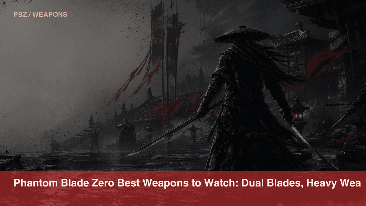 Phantom Blade Zero Weapon Watchlist: Dual Blades, Heavy Weapons, and Phantom Edges official or store media reference
