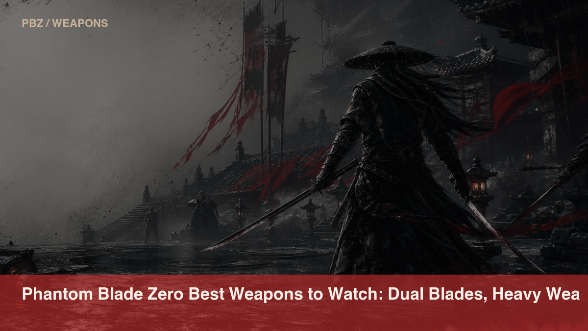 Phantom Blade Zero Best Weapons to Watch: Dual Blades, Heavy Weapons, and Phantom Edges official or store media reference